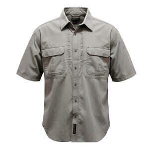 5.11 Tactical Concealed Carry Shirt 🗡️🔫🎯 Men’s 2XL Vented Khaki Canvas